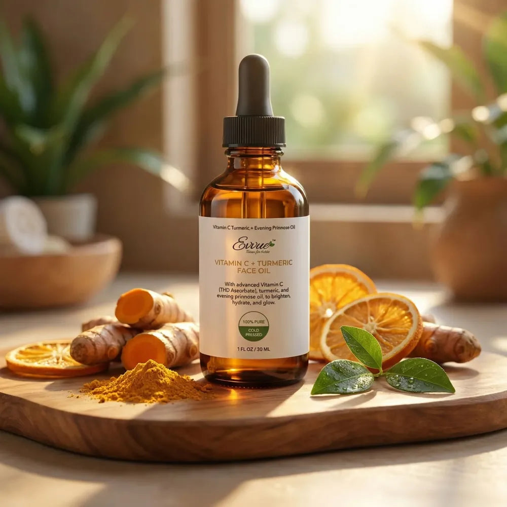 Vitamin c turmeric face oil