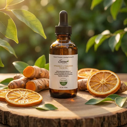 Vitamin c turmeric face oil