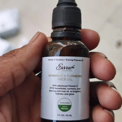 Vitamin c turmeric face oil