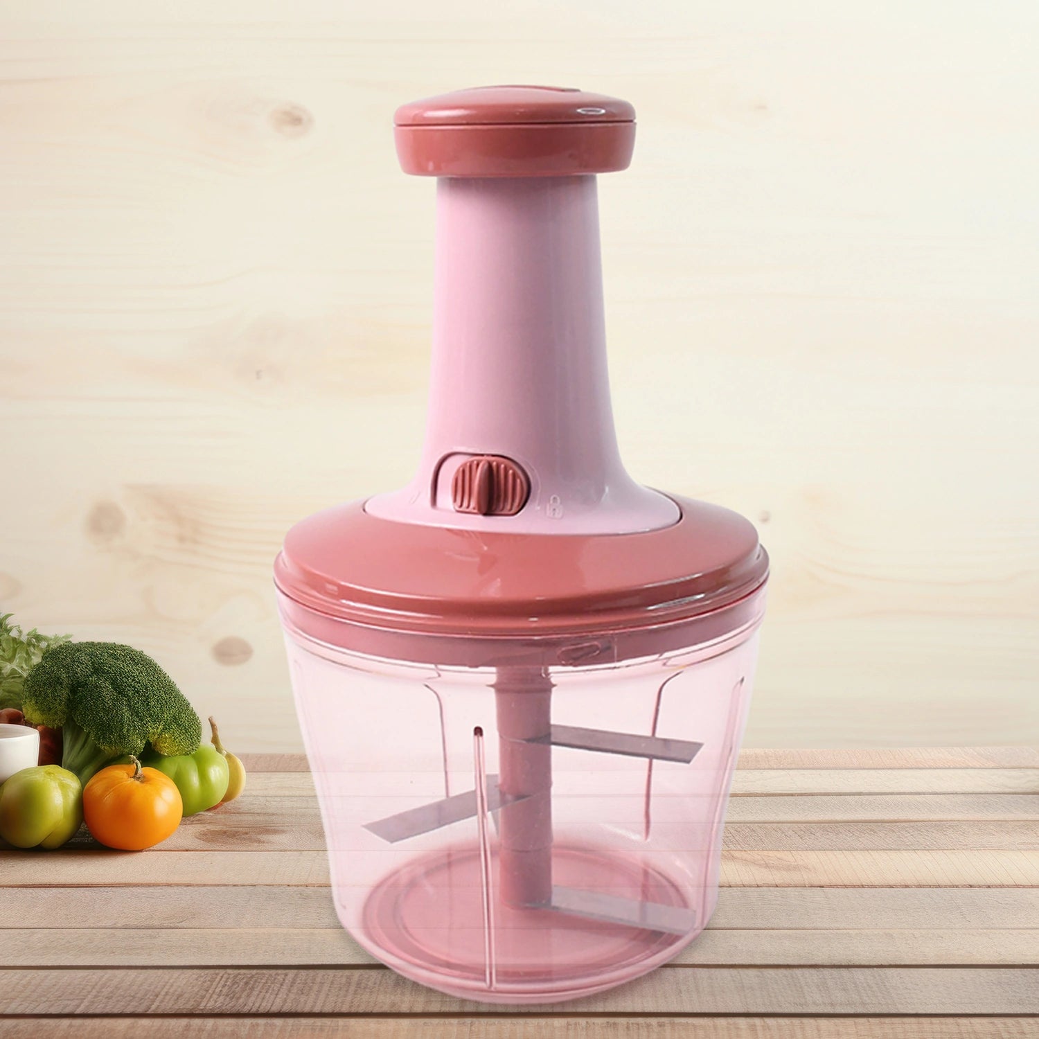 Quba 1000ml push chopper