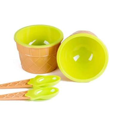 Waffle bowl ice cream set - home improvement