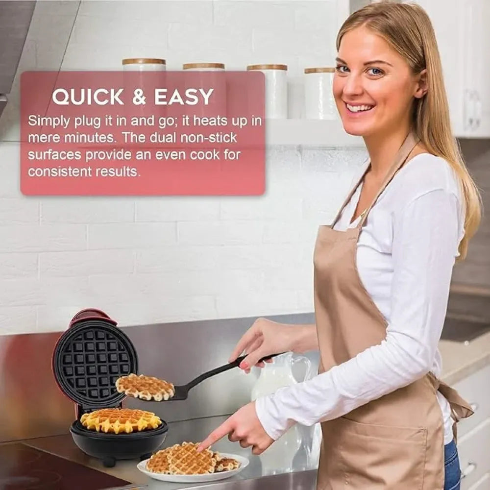Waffle maker – 350w non-stick