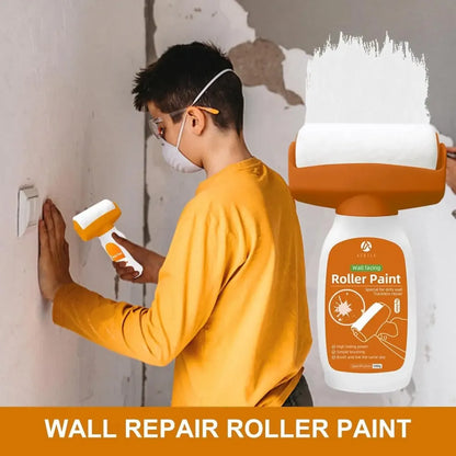 Wall facing roller paint