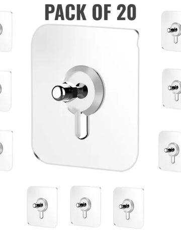 Wall Hook - No drilling (Pack of 20)