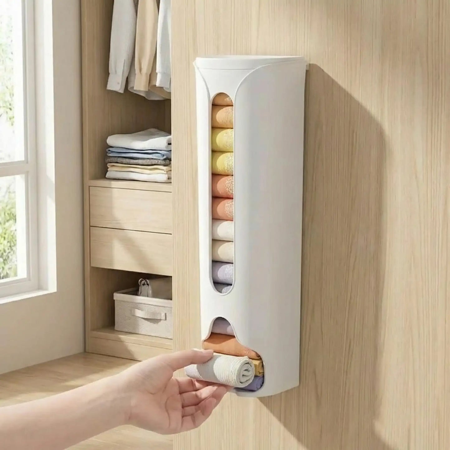 Wall-Mounted Cabinet Storage Organizer