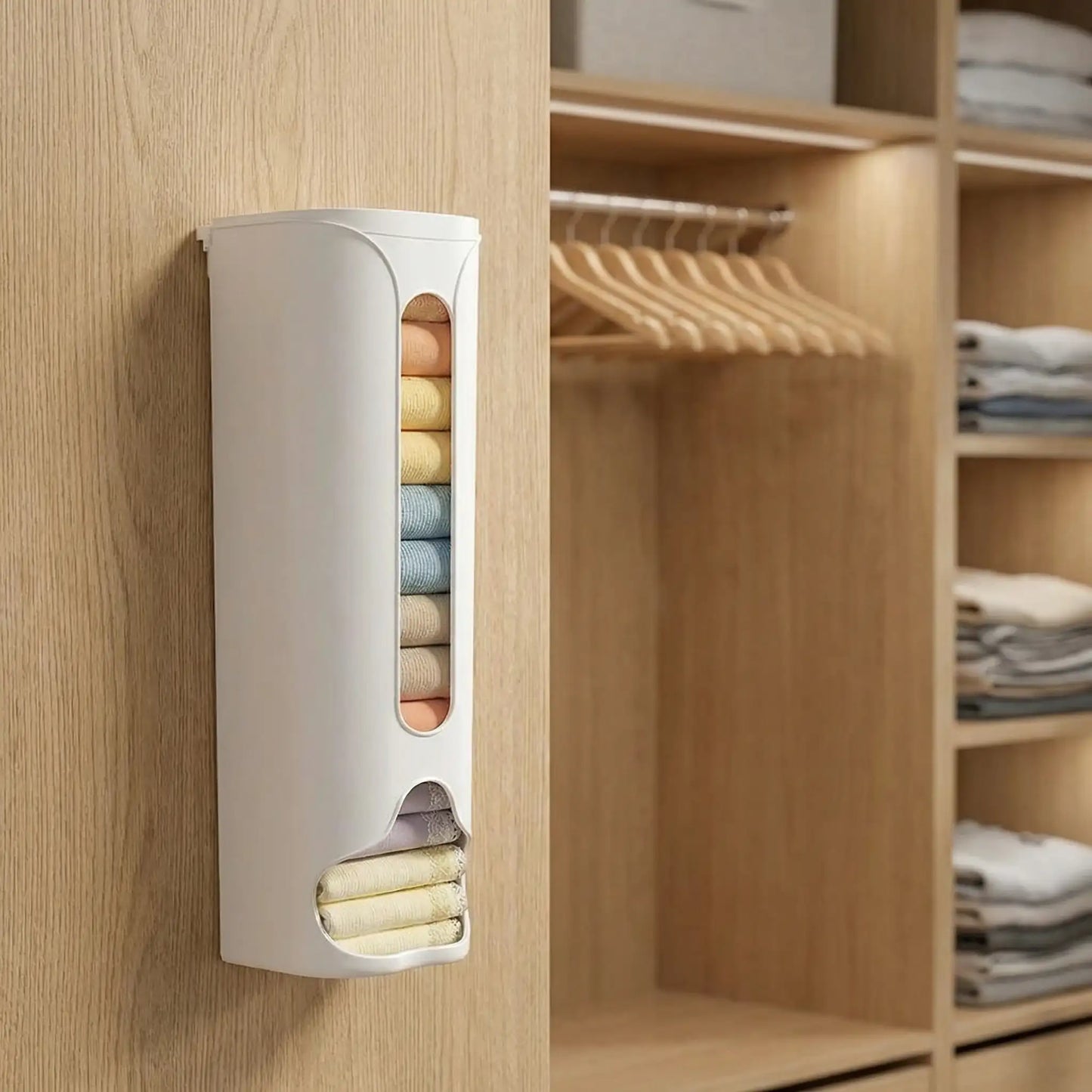 Wall-Mounted Cabinet Storage Organizer