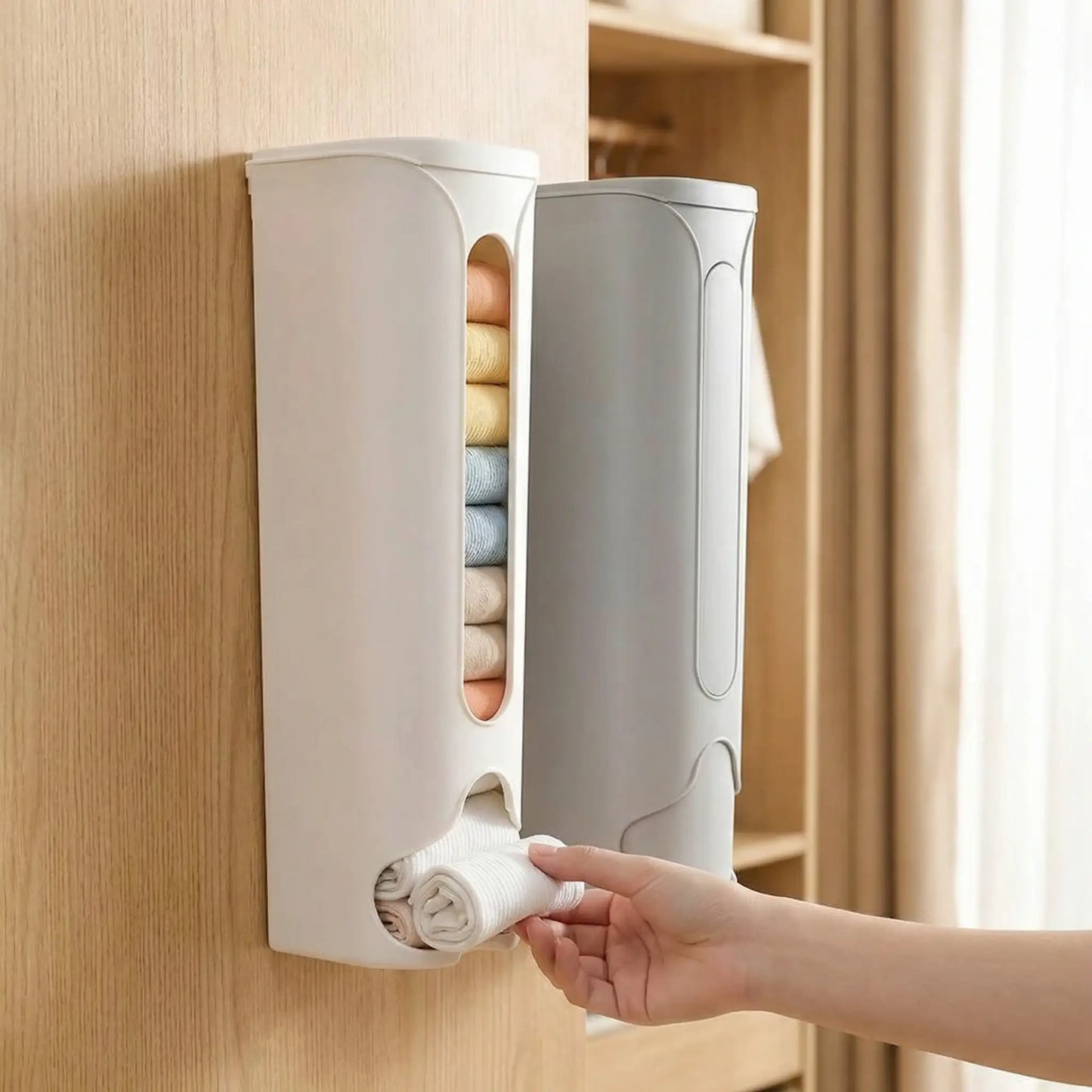 Wall-Mounted Cabinet Storage Organizer