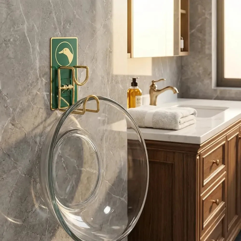 Wall mounted light hanging rack pack of 2