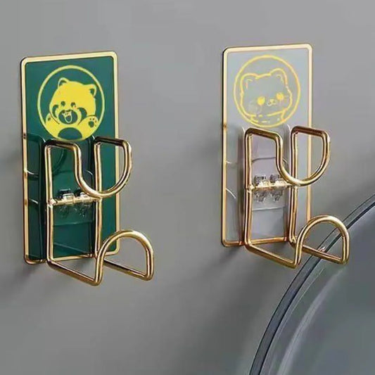 Wall mounted light hanging rack pack of 2