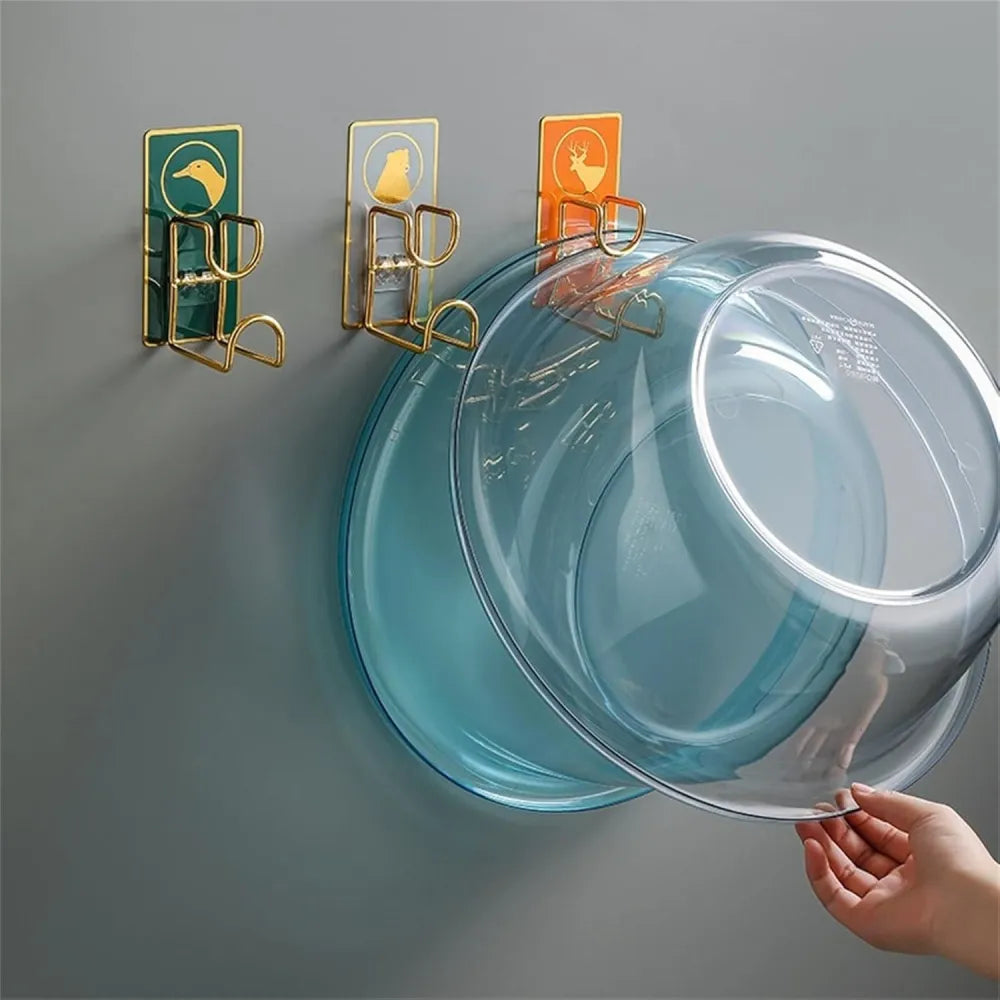 Wall mounted light hanging rack pack of 2