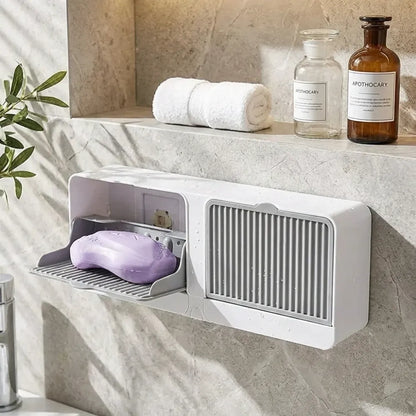 Wall mounted soap box - home essentials