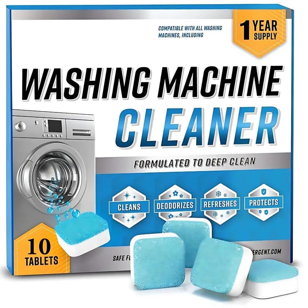 Washing machine deep cleaning tablets (pack of 12) - home improvement