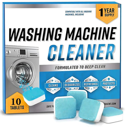 Washing machine deep cleaning tablets (pack of 12) - home improvement
