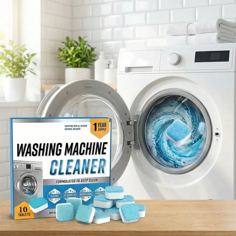 Washing machine deep cleaning tablets (pack of 12) - home improvement