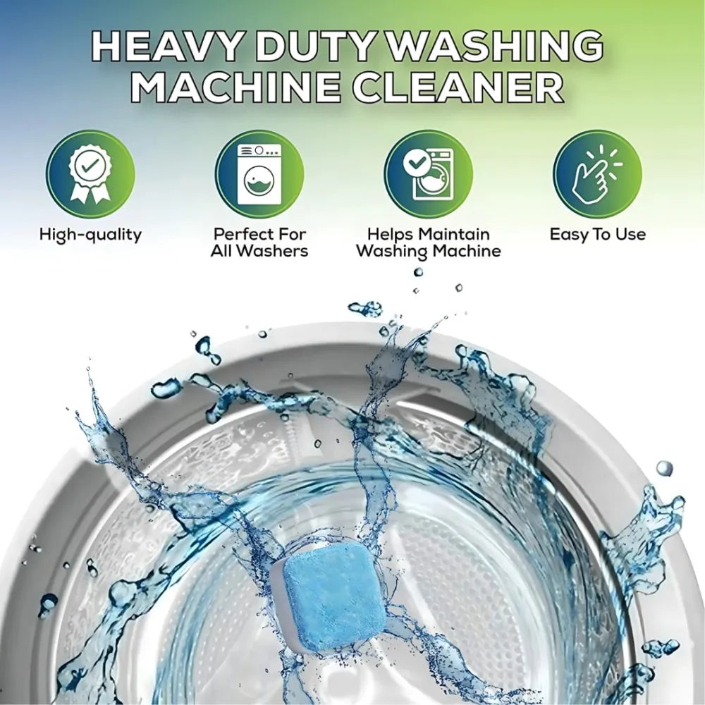 Washing machine deep cleaning tablets (pack of 12) - home improvement