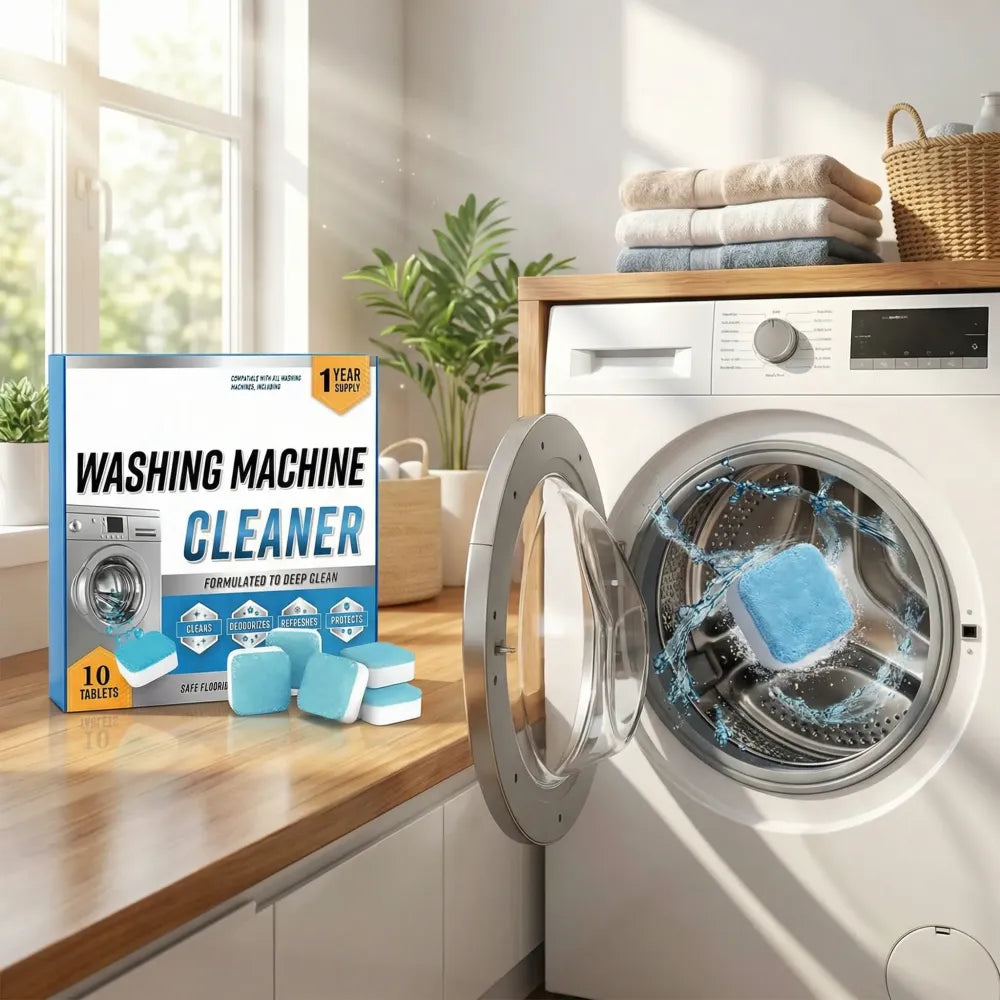 Washing machine deep cleaning tablets (pack of 12) - home improvement