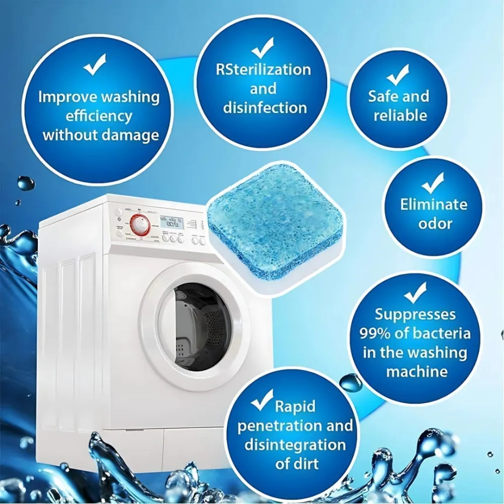 Washing machine deep cleaning tablets (pack of 12) - home improvement