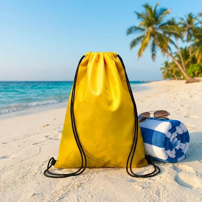 Water-resistant drawstring sports bag - home improvement