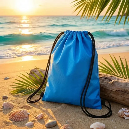 Water-resistant drawstring sports bag - home improvement