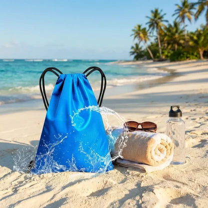 Water-resistant drawstring sports bag - home improvement