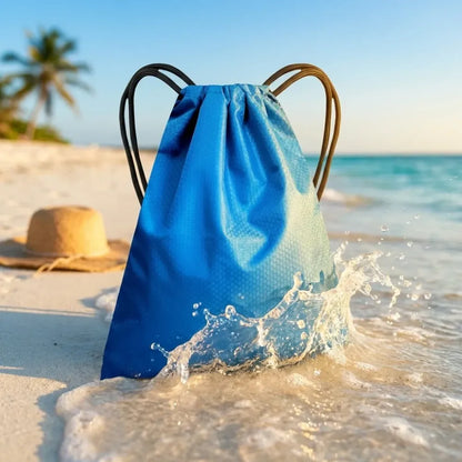 Water-resistant drawstring sports bag - home improvement