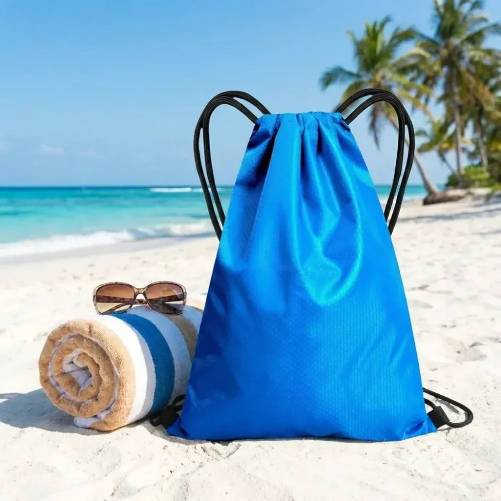 Water-resistant drawstring sports bag - home improvement