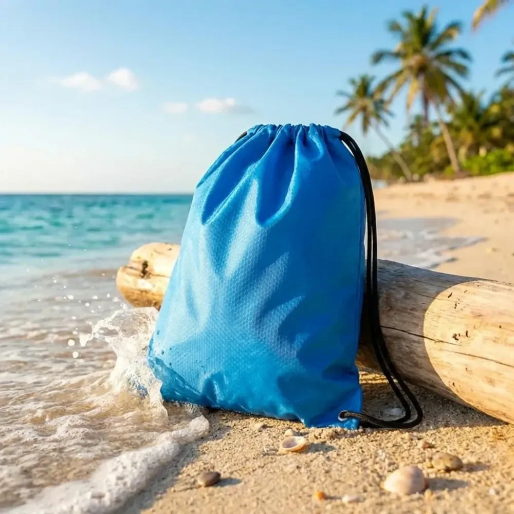 Water-resistant drawstring sports bag - home improvement