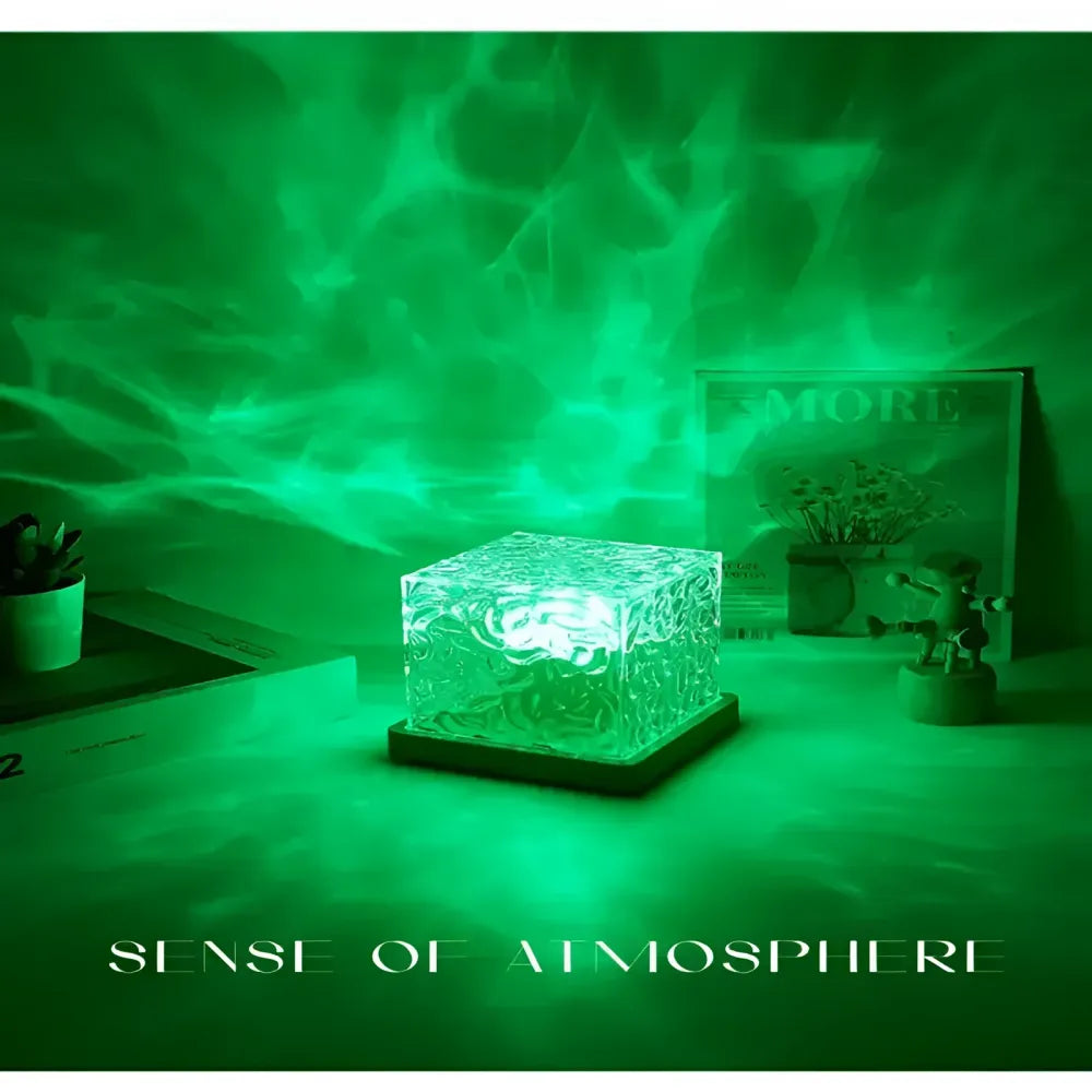 Water ripple aura night lamp