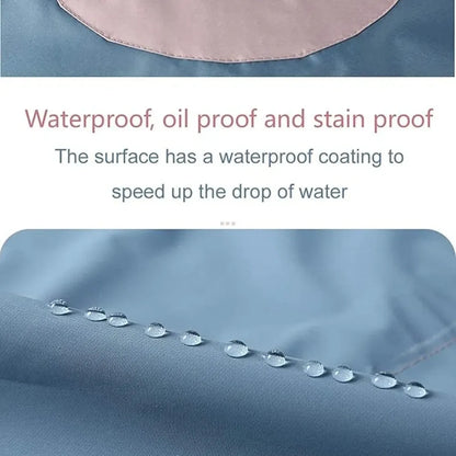 Waterproof kitchen apron with towels