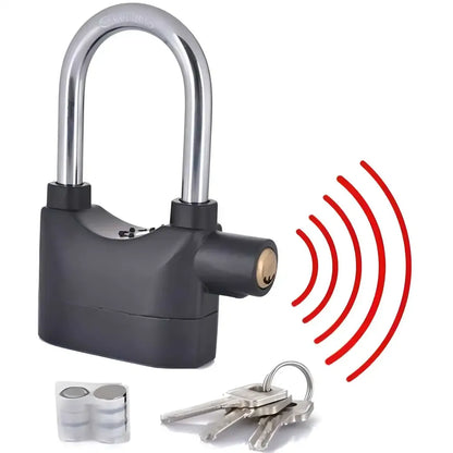 Waterproof motion sensor siren alarm lock - home improvement