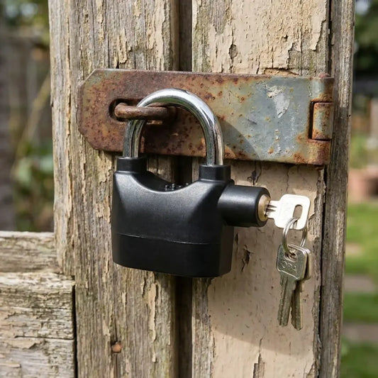 Waterproof motion sensor siren alarm lock - home improvement
