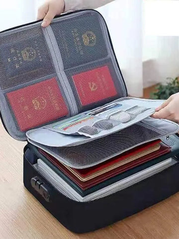 Waterproof Portable Document Storage Bag Travel Organizer