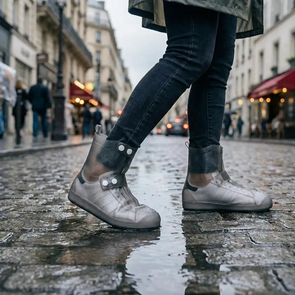 Waterproof rain shoe covers