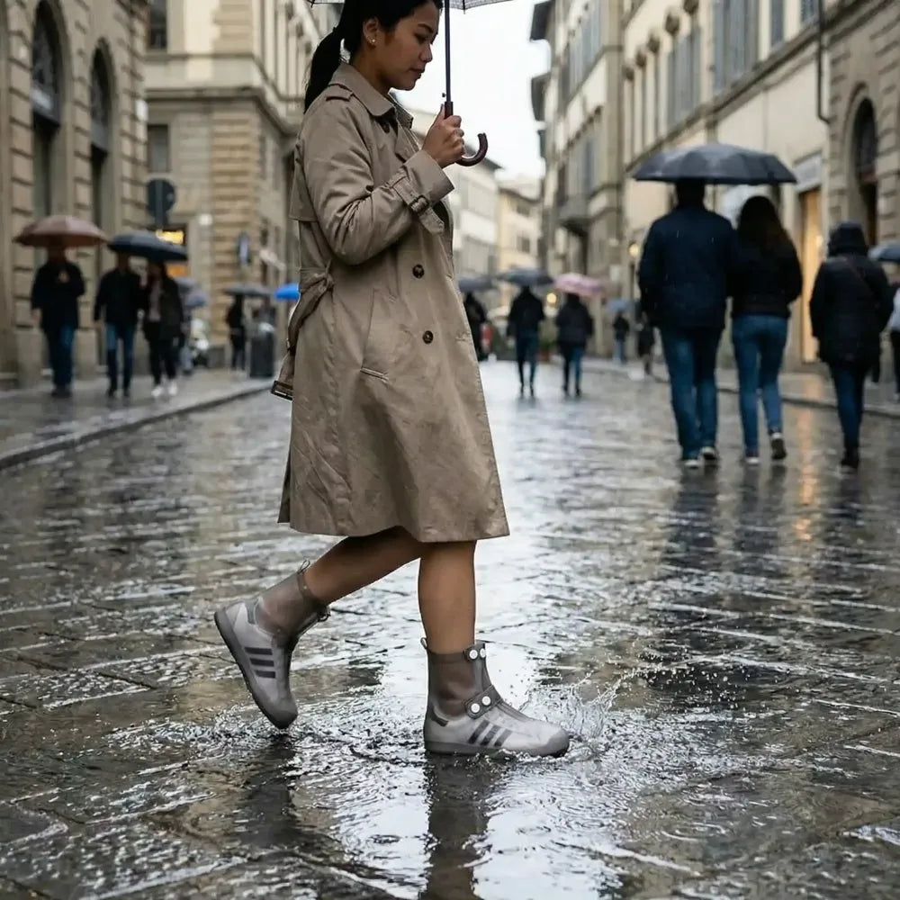 Waterproof rain shoe covers