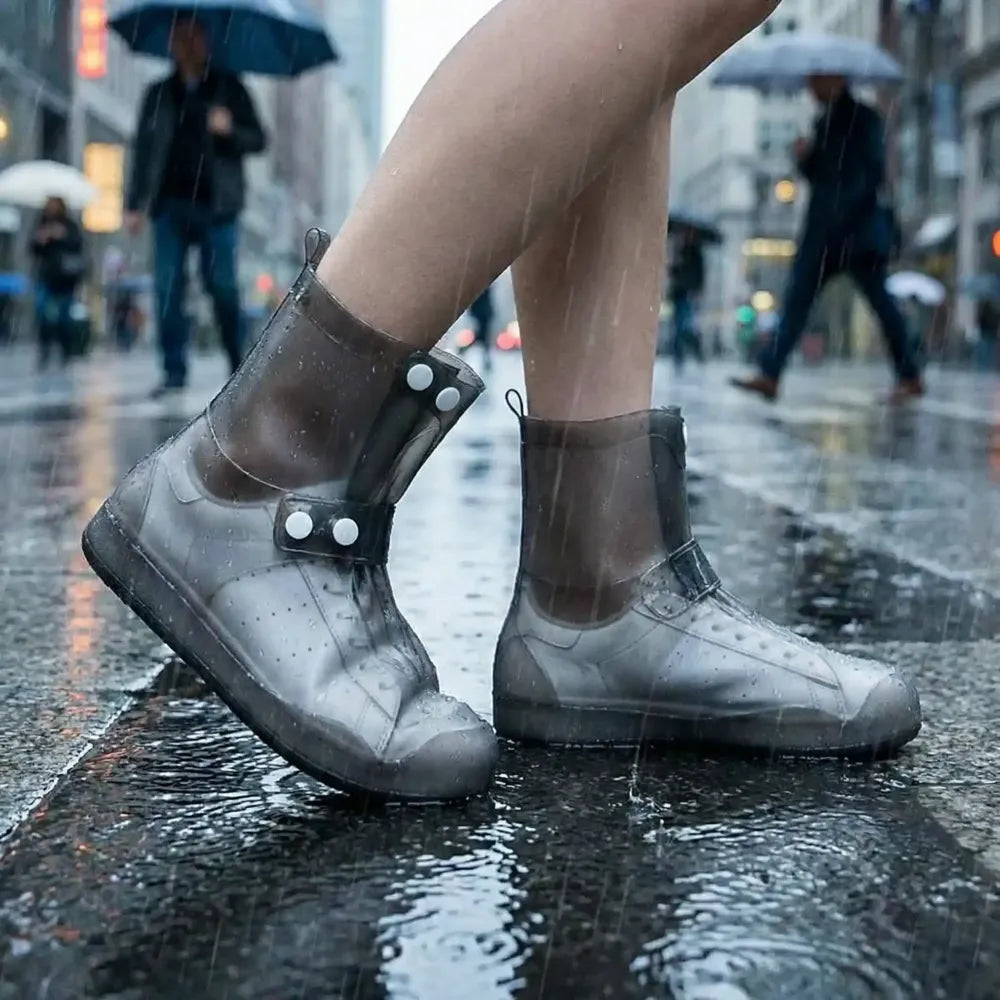 Waterproof rain shoe covers