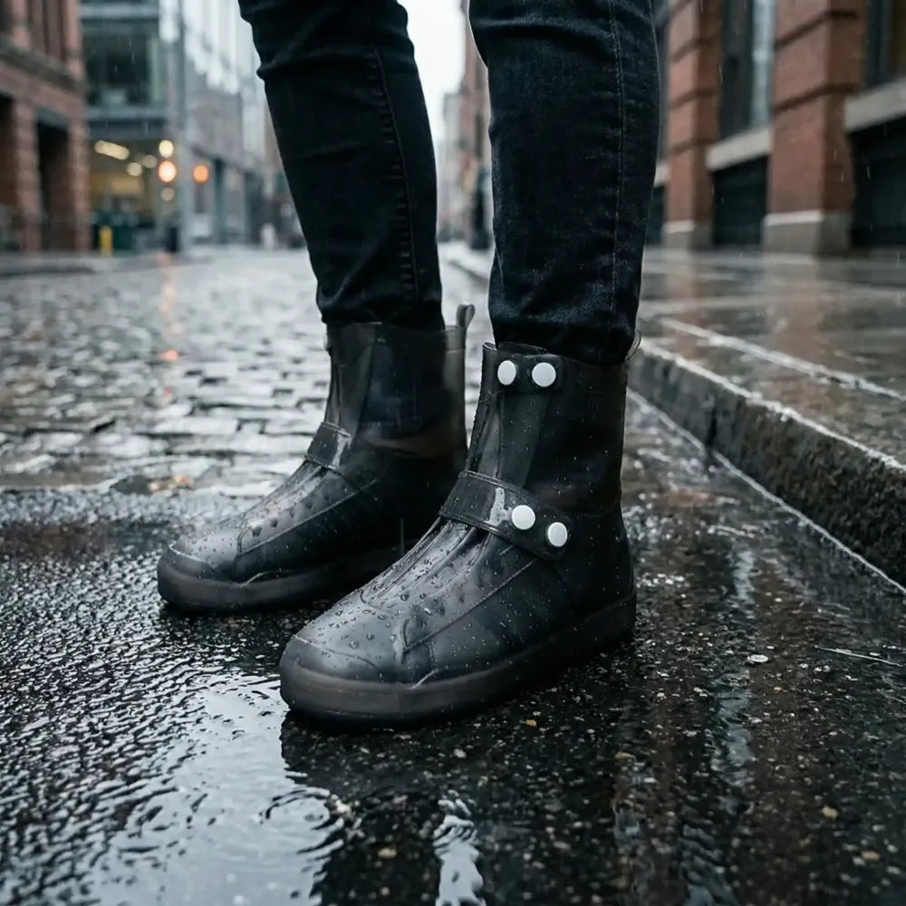 Waterproof rain shoe covers