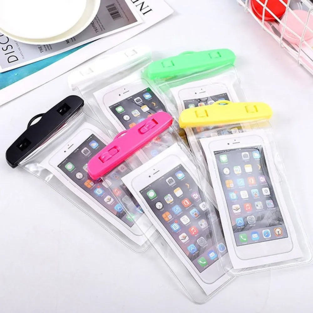 Waterproof sealed transparent plastic bag - mobile accessories