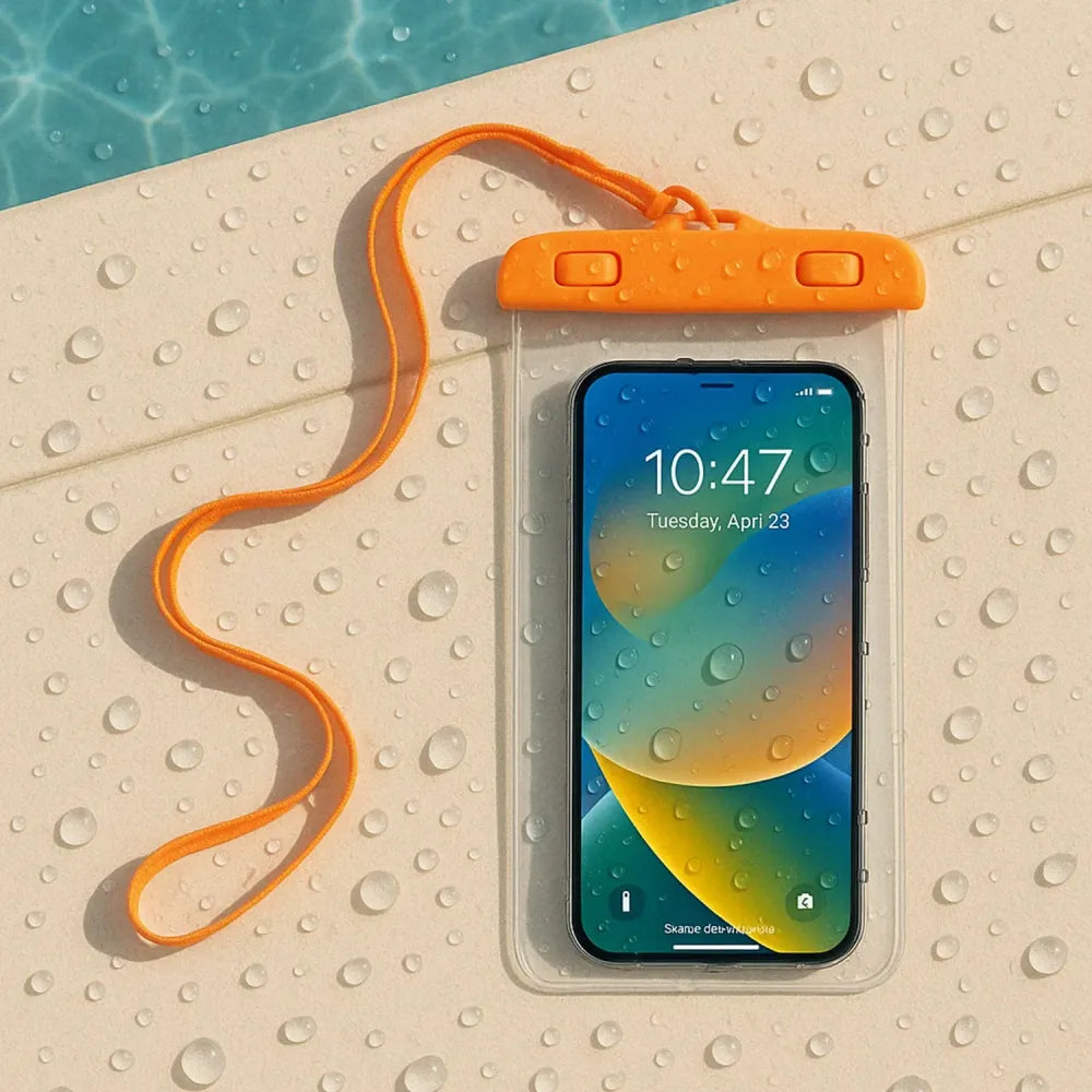 Waterproof sealed transparent plastic bag - mobile accessories