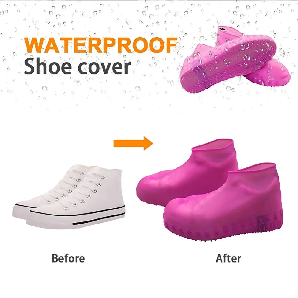 Waterproof silicone shoes cover