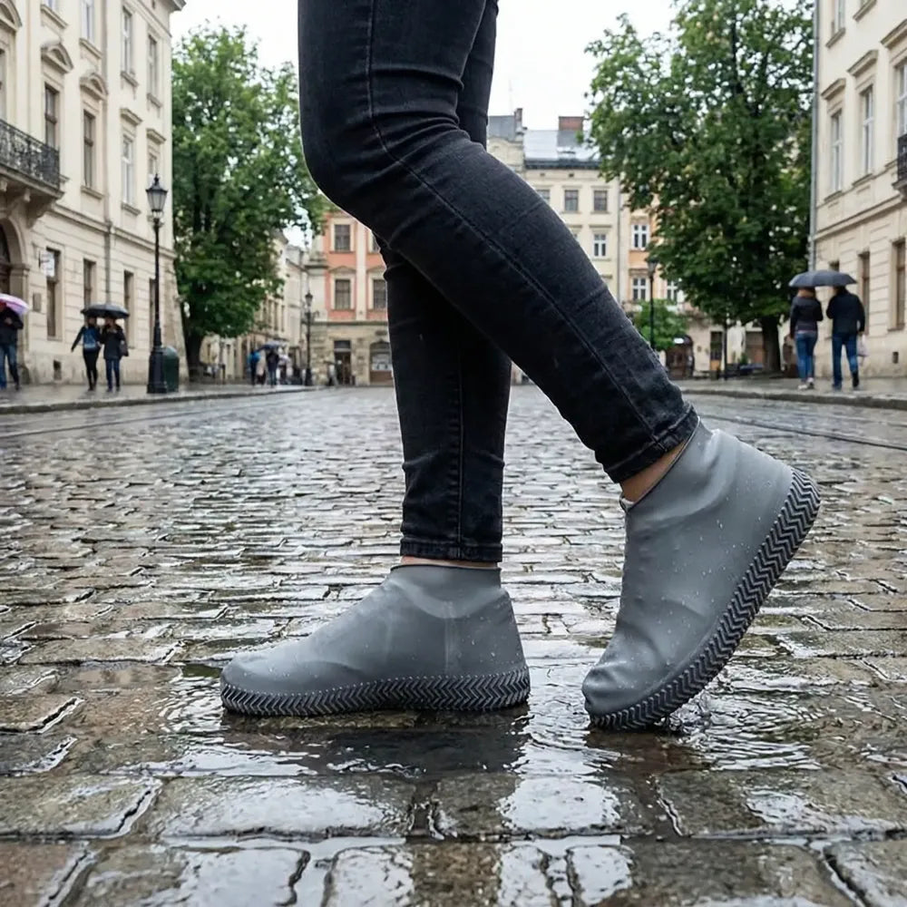Waterproof silicone shoes cover