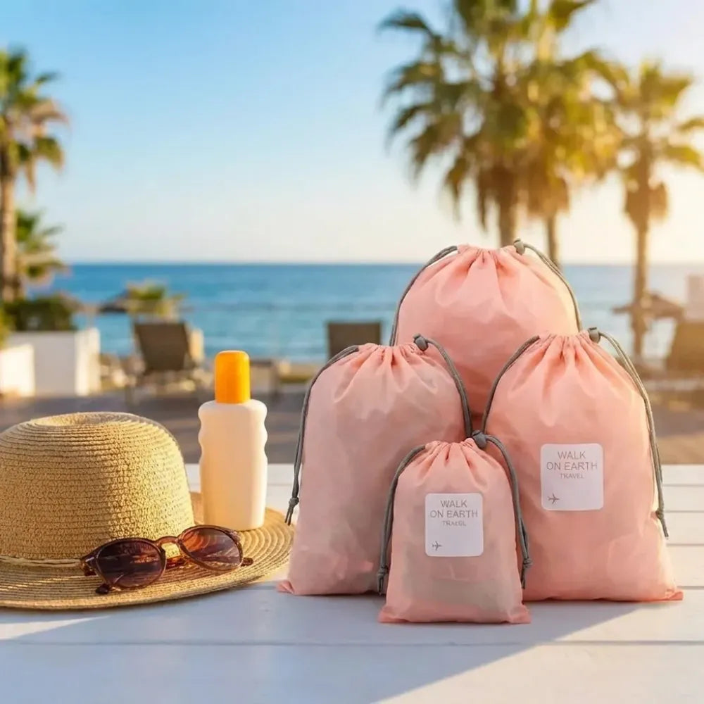 Waterproof travel pouches (4pc) - home improvement