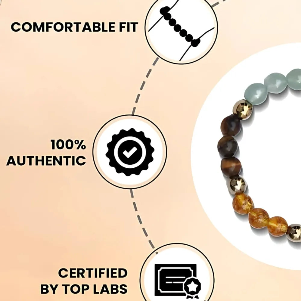 Wealth magnet crystal bracelet