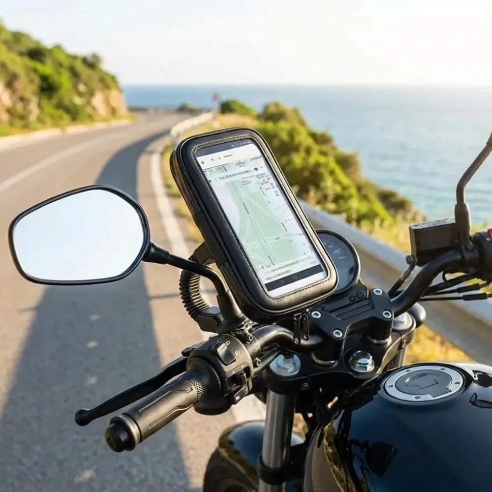 Weatherproof bike phone mount - electronics
