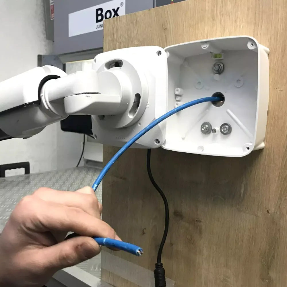 Weatherproof camera mounting box