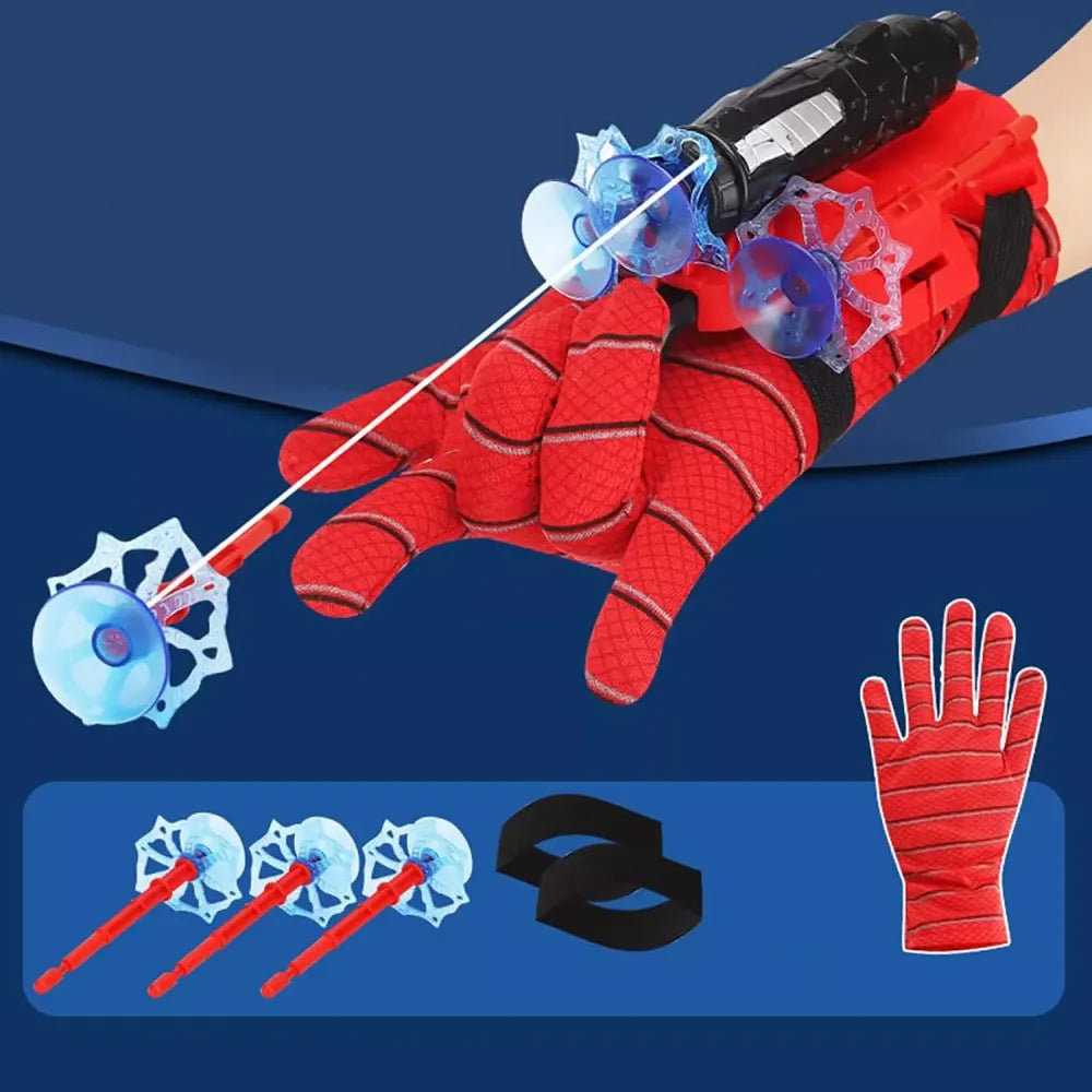 Web shooter gloves toy