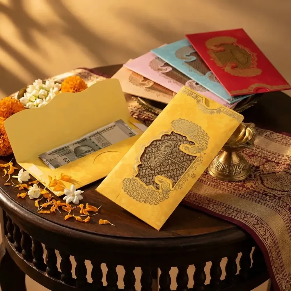 Wedding gift envelopes pack of 10 pcs money cash cover shagun birthday marriage baby shower anniversary envelope lifafa
