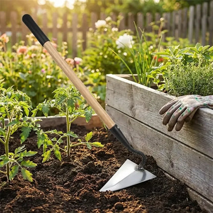 Weed remover & soil loosening tool