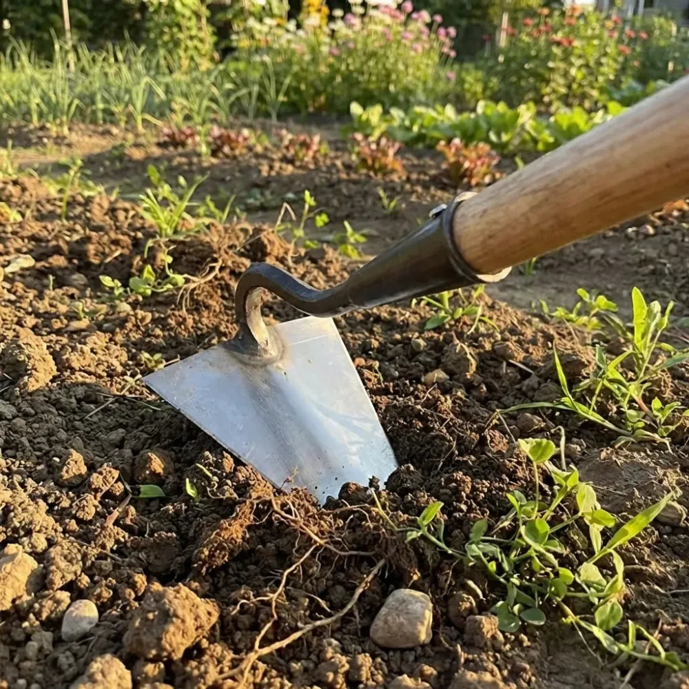 Weed remover & soil loosening tool
