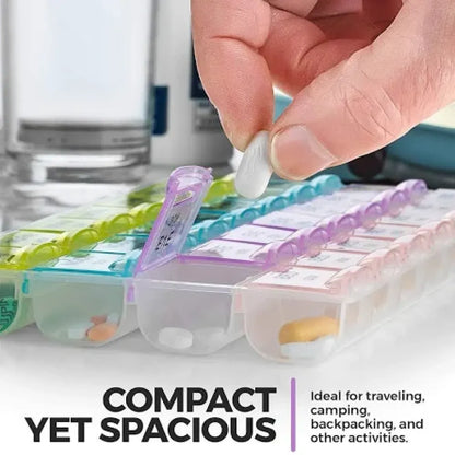 Weekly pill organizer box - health care