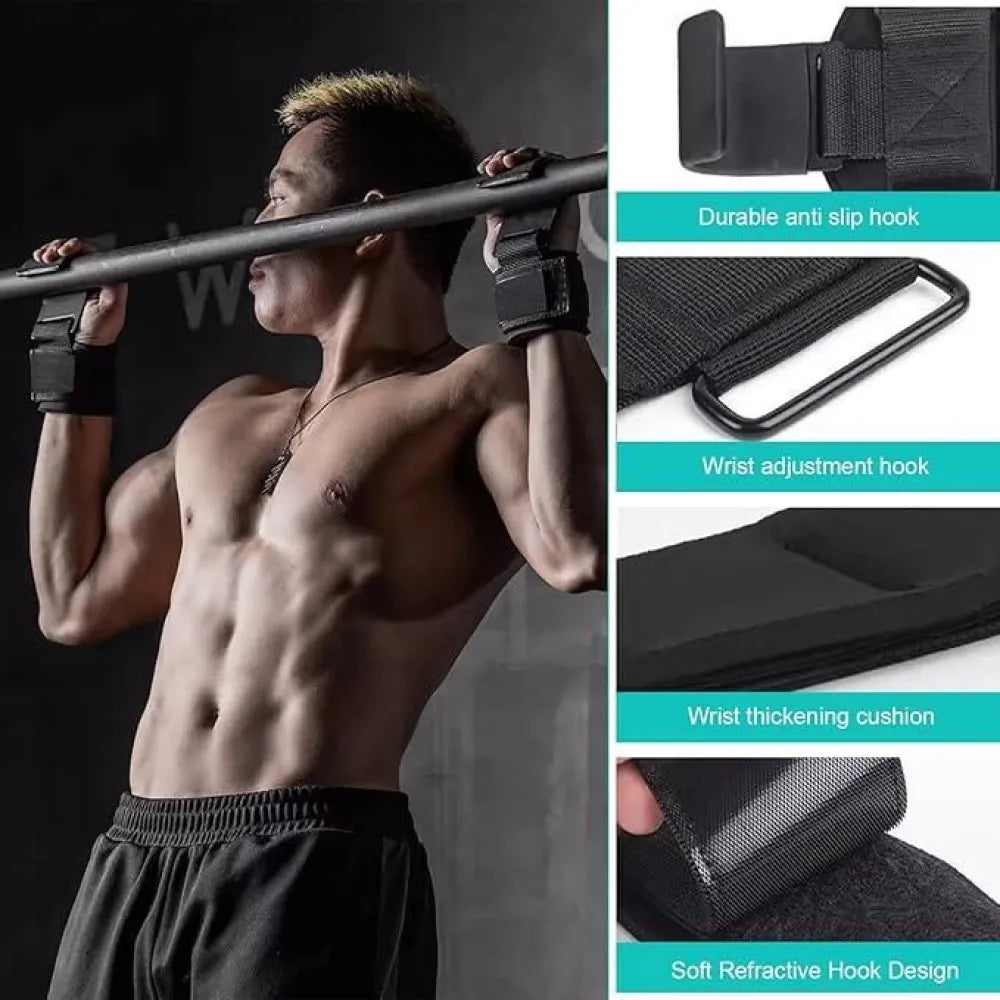 Weight lifting hand grip pair of 1